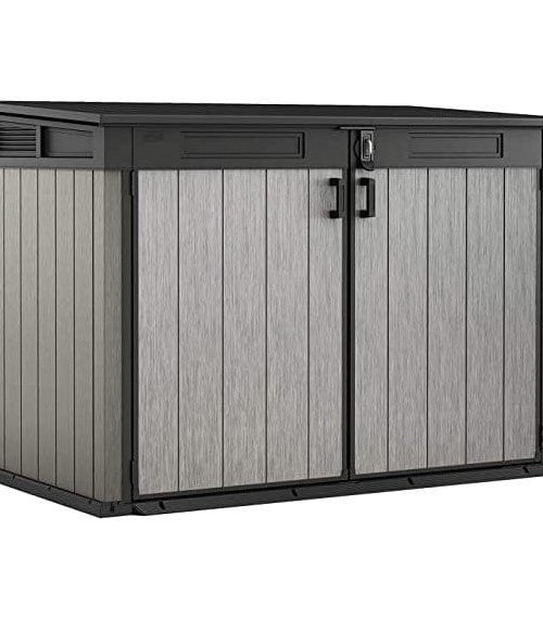 Keter 6′ x 3′ Oakland Grande Store Heavy Duty Plastic Shed – Grey