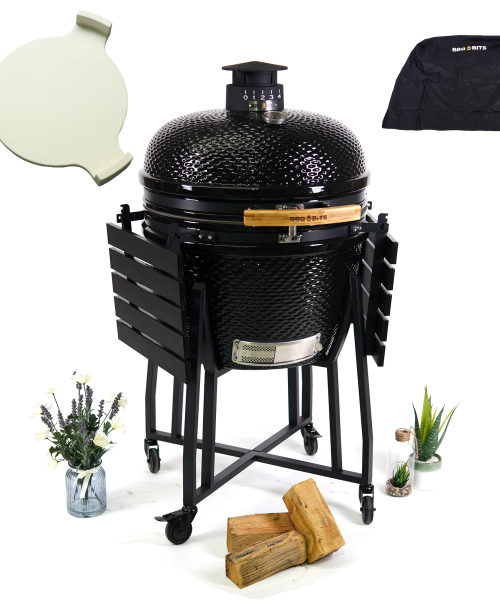 Kamado X Midi BBQ Bundle Black